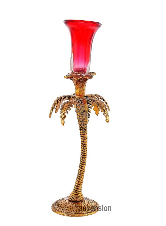 Ascension 22cm High Metal Pillar Candle Holder Stand Ideal for Weddings or Parties as Well as Home Decor Gifts (Multicolour) - Image 4
